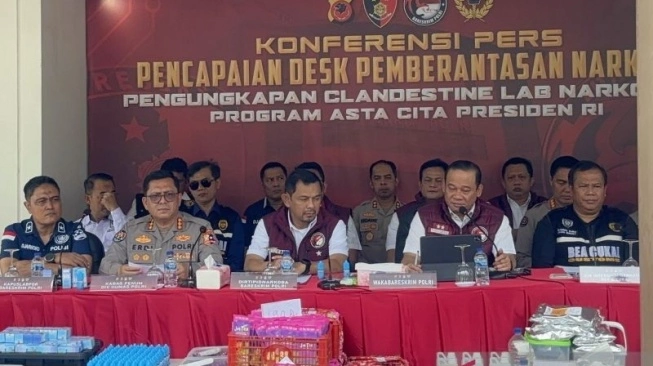 Pabrik Narkoba di Perumahan Mewah Bandung Digerebek Bareskrim, Mau Dipasarkan untuk Tahun Baru