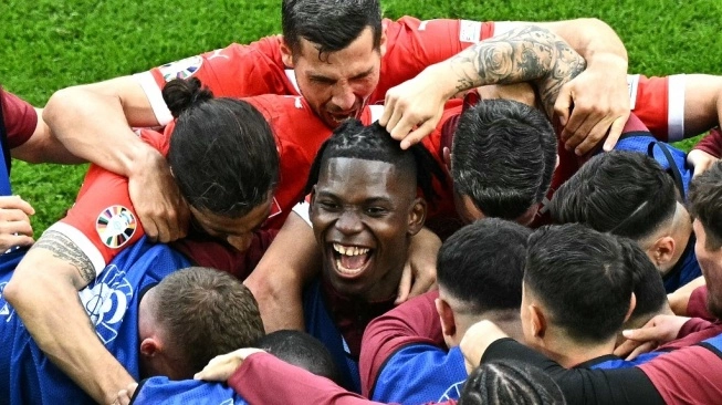 Euro 2024: Timnas Swiss Hancurkan Hungaria 3-1