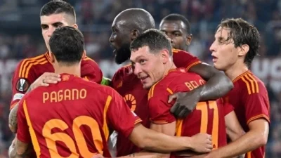 Liga Italia: AS Roma Petik Kemenangan Dramatis dan Susah Payah Kalahkan Sassuolo