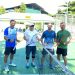 Tim Tenis Pemkot Ganda Putra Eksekutif Siap Rebut Juara Open Turnamen Tenis se-Kalbar