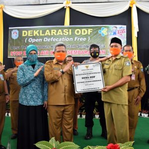 Deklarasikan ODF, Bupati Kubu Raya Minta Masyarakat Stop BABS