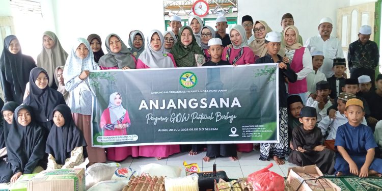 GOW Kota Pontianak Gelar Anjangsana ke Pesantren As Sajdah Makkiyah, Tanamkan Semangat Berbagi dan Peduli