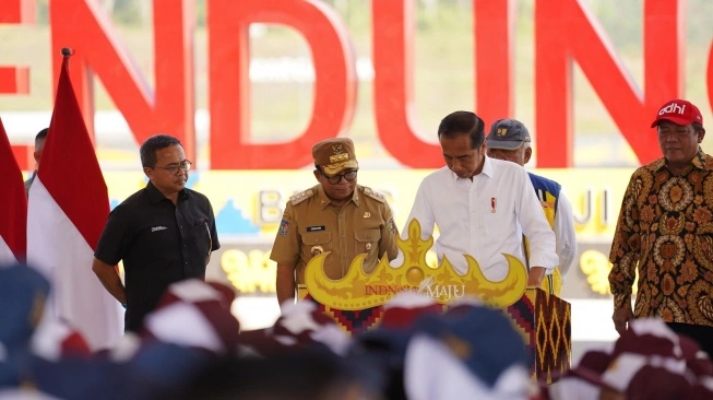 Diresmikan Jokowi, Bendungan Margatiga Garapan Waskita Karya Suplai Air Irigasi ke 16.588 Hektar Lahan Pertanian