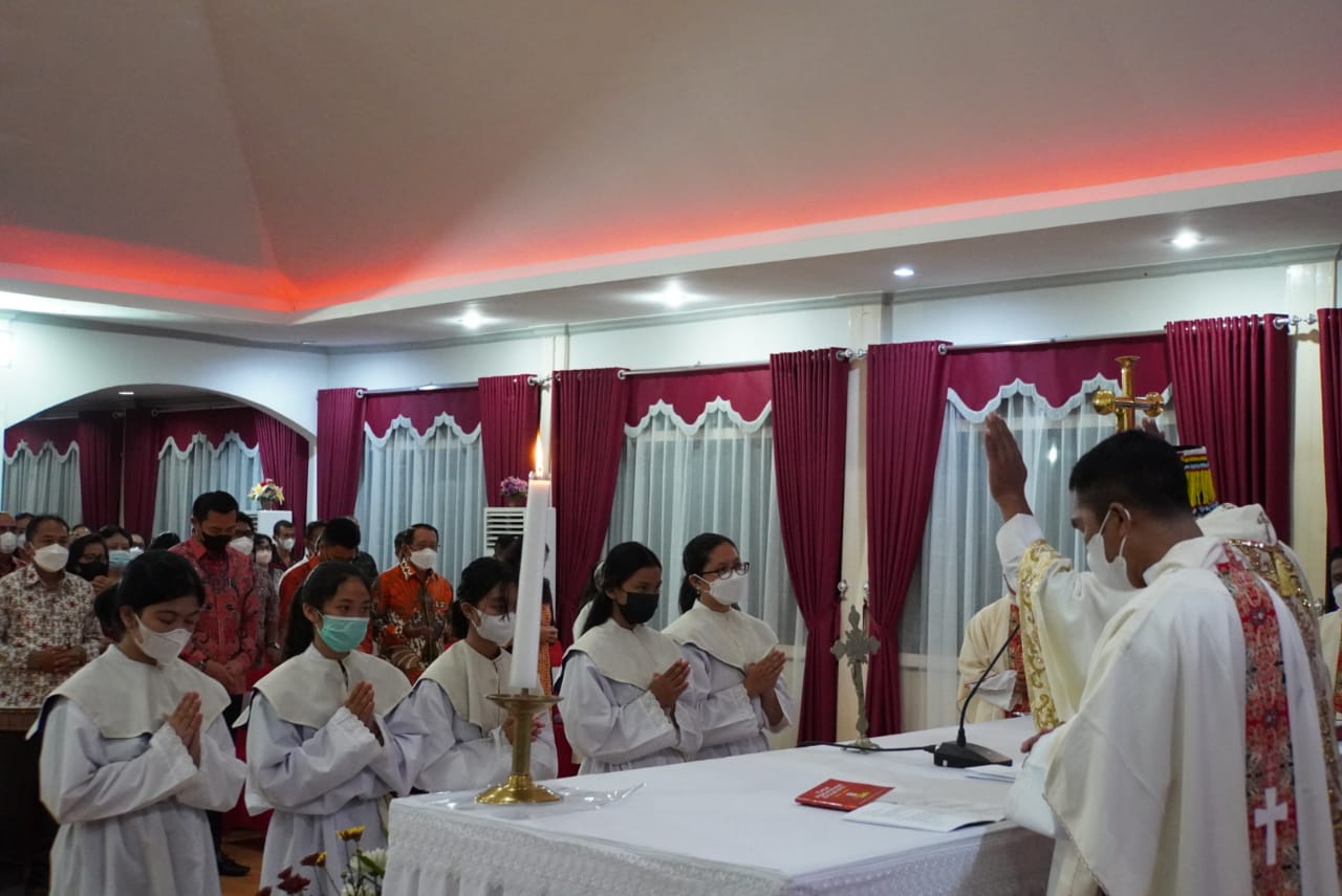 Natal Bersama Paroki HSPMTB, Bupati Sis: Jaga Keharmonisan Antarumat Beragama