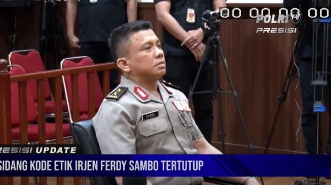 Permintaan Maaf Ferdy Sambo Kepada Senior dan Rekan Sejawat di Polri