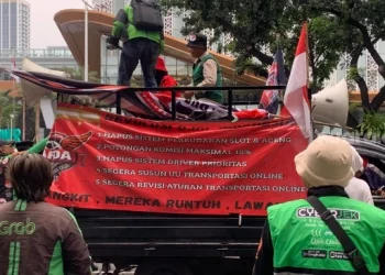 Unjuk Rasa Ojol di Monas, Polisi Minta Massa Tidak Tutup Jalan