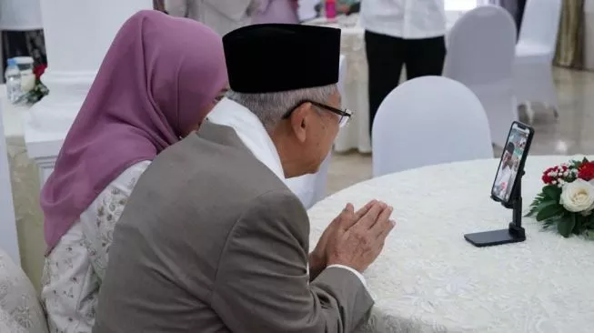Wapres Ma’ruf Amin: Selamat Hari Raya Idulfitri, Selalu Terapkan Prokes