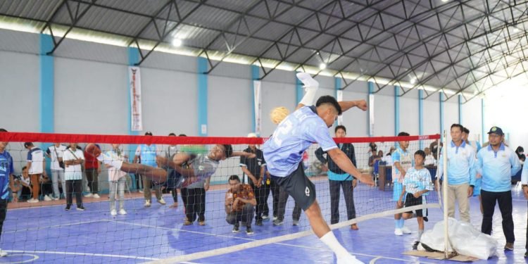 Kejuaraan Sepak Takraw se-Kalbar Resmi Bergulir, Puluhan Tim Unjuk Kebolehan
