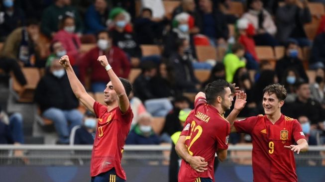 Bungkam Italia di San Siro, Langkag Spanyol Mulus ke Final UEFA Nations League