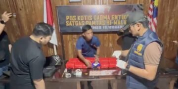 Bea Cukai Entikong Gagalkan Penyelundupan 13 Kg Sabu dari Malaysia