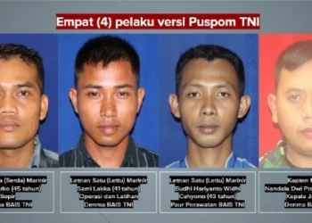 Empat Anggota TNI Diadili dalam Kasus Andrie Yunus