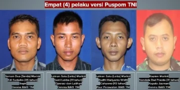 Empat Anggota TNI Diadili dalam Kasus Andrie Yunus