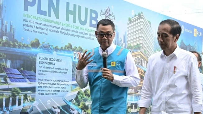 Jokowi Tandai Pembangunan PLN Hub, Pusat Ekosistem Transisi Energi dan Layanan Digital di Jantung IKN
