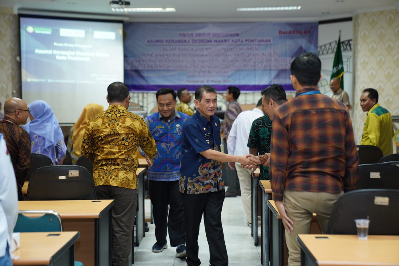 Proyeksikan Kerangka Ekonomi Makro Kota Pontianak Harus Mencerminkan Dinamika Lokal, Nasional dan Global