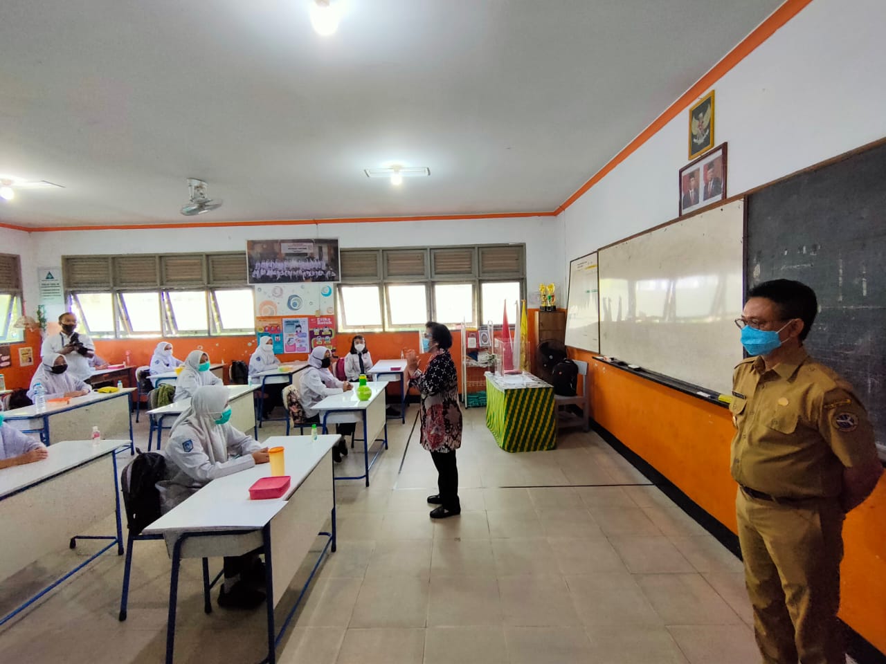 Wali Kota Pontianak Tinjau Simulasi Pembelajaran di SMPN 1