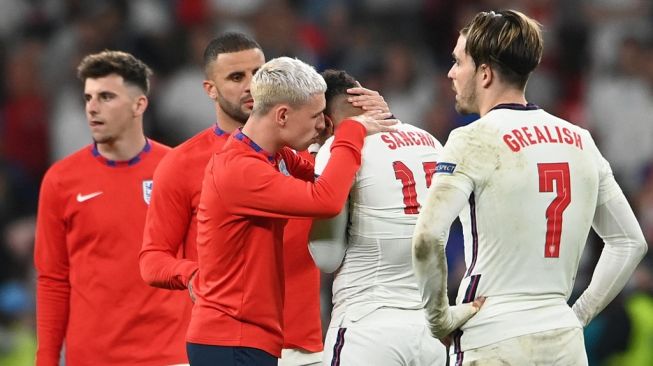 Rashford, Sancho dan Saka Jadi Korban Rasial Usai Inggris Kalah di Final Euro 2020