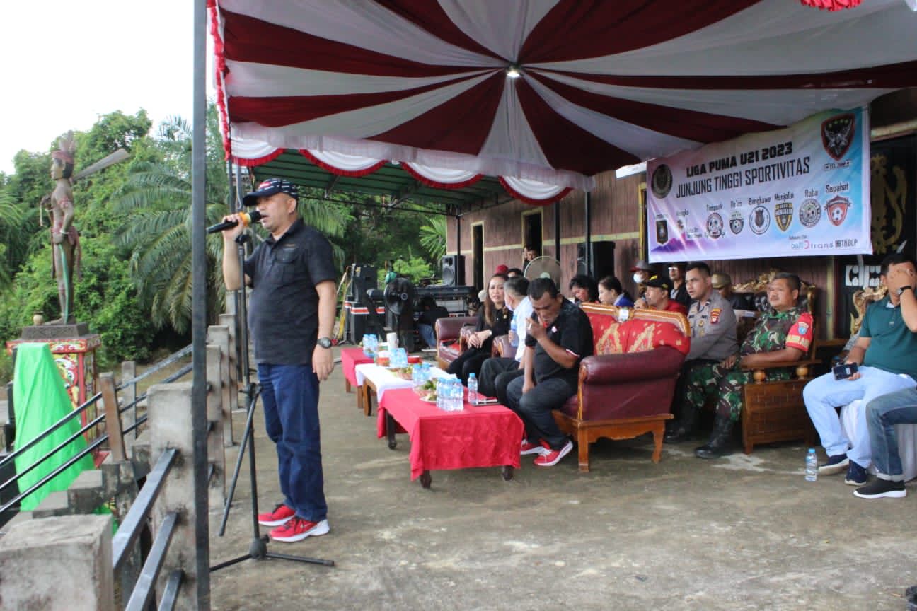 Pemkab Landak Gulirkan Liga Puma U21 di Kecamatan Menjalin