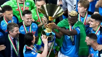 Striker Napoli Victor Osimhen Top Skor Liga Italia