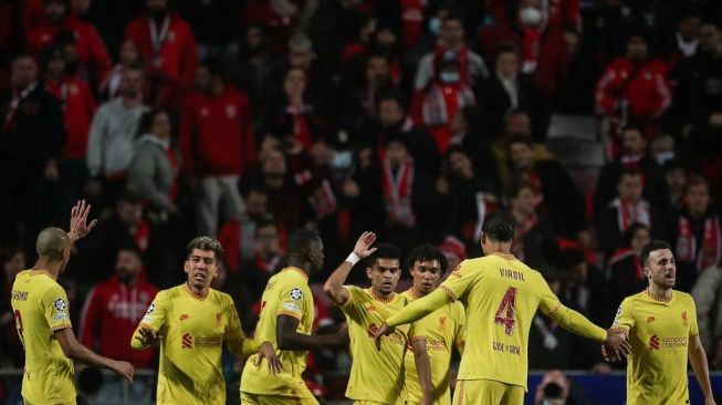 Liga Champions: Benfica vs Liverpool, The Reds Bawa Pulang Kemenangan 3-1