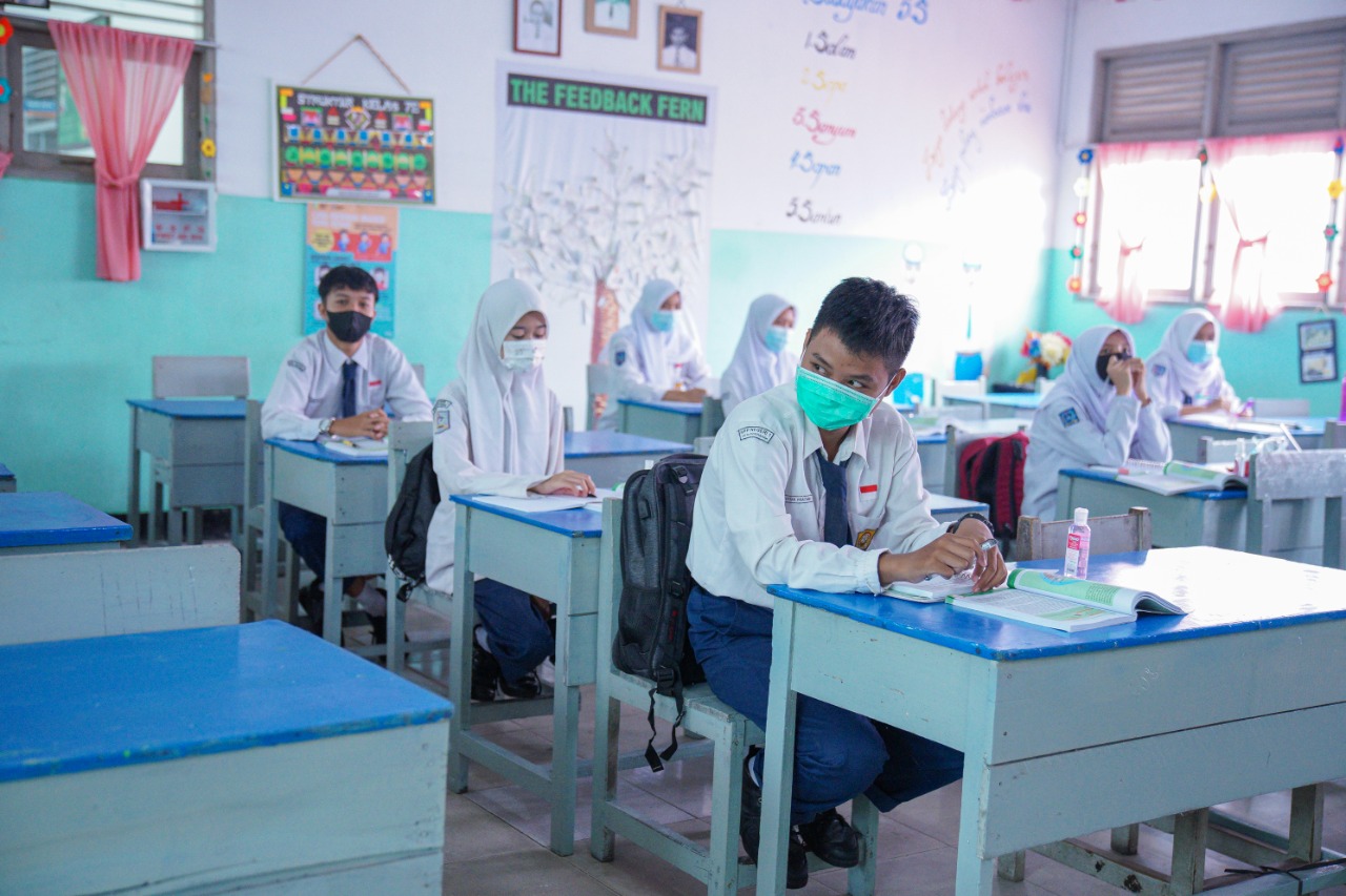 Monitoring PTM Kota Pontianak, Dinkes Uji Swab di Sekolah