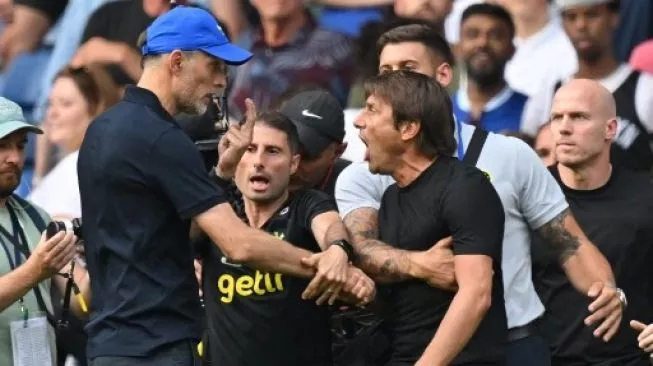 Chelsea Vs Tottenham Hotspur Berakhir Imbang 2-2, Conte-Tuchel Ribut Kena Kartu Merah