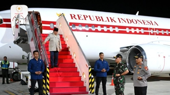 Prabowo Kembali ke Tanah Air Usai Kunker ke India dan Malaysia