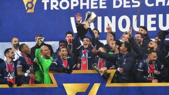 PSG Juara Piala Super Prancis Delapan Kali Berturut-turut