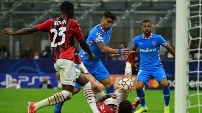 Atletico Madrid Bungkam AC Milan di Penghujung Laga