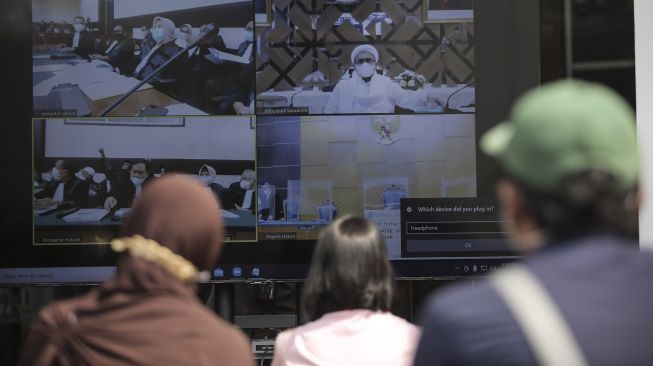 Sidang Habib Rizieq Hari Ini, Tetap Berjalan Virtual