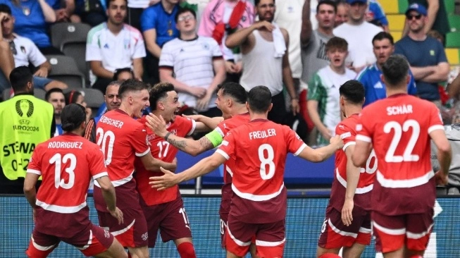 Euro 2024: Permalukan Italia di Olympiastadion, Swiss Melaju ke Perempat Final
