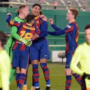 Kalahkan Vallecano 2-1, Barcelona Melaju ke Perempatfinal Copa Del Rey