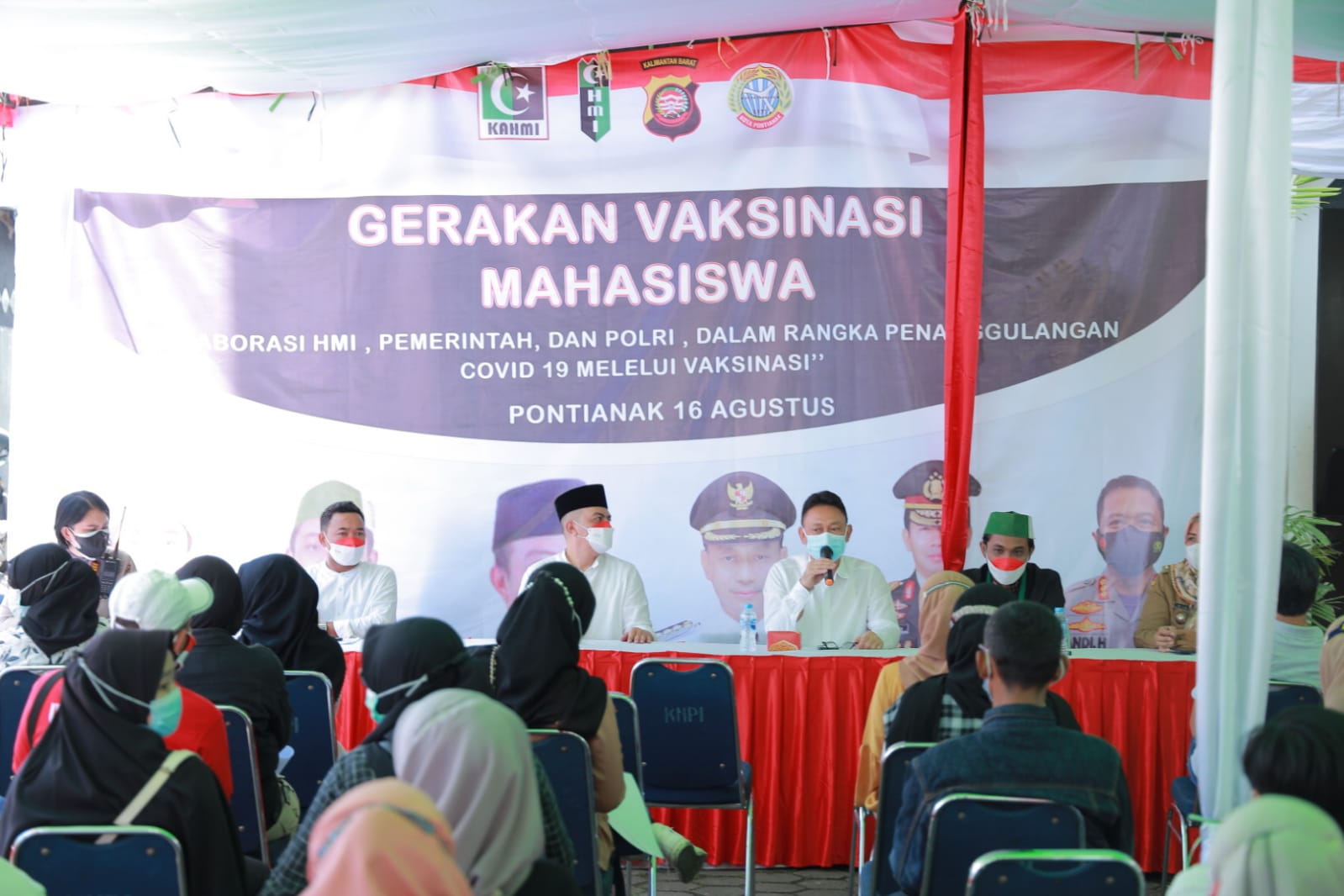 Pemkot Pontianak Apresiasi Program Vaksinasi Massal HMI