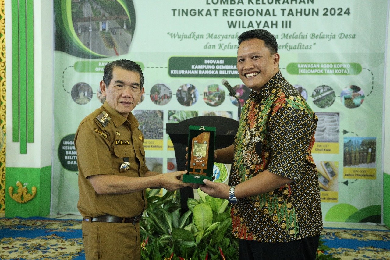 Bangka Belitung Darat Nominasi 5 Besar Kelurahan Terbaik Regional Wilayah III