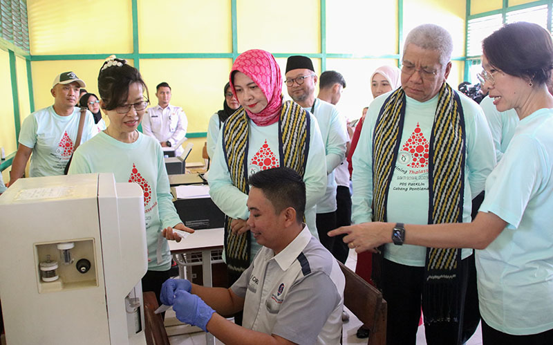 Harisson Ajak Siswa-siswi Kalbar Lawan Thalasemia