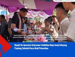 Bupati Sis Apresiasi Artpreneur Exhibition Rupa Imaji Selayang Pandang Sekolah Karya Budi Putussibau