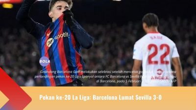 Pekan ke-20 La Liga: Barcelona Lumat Sevilla 3-0