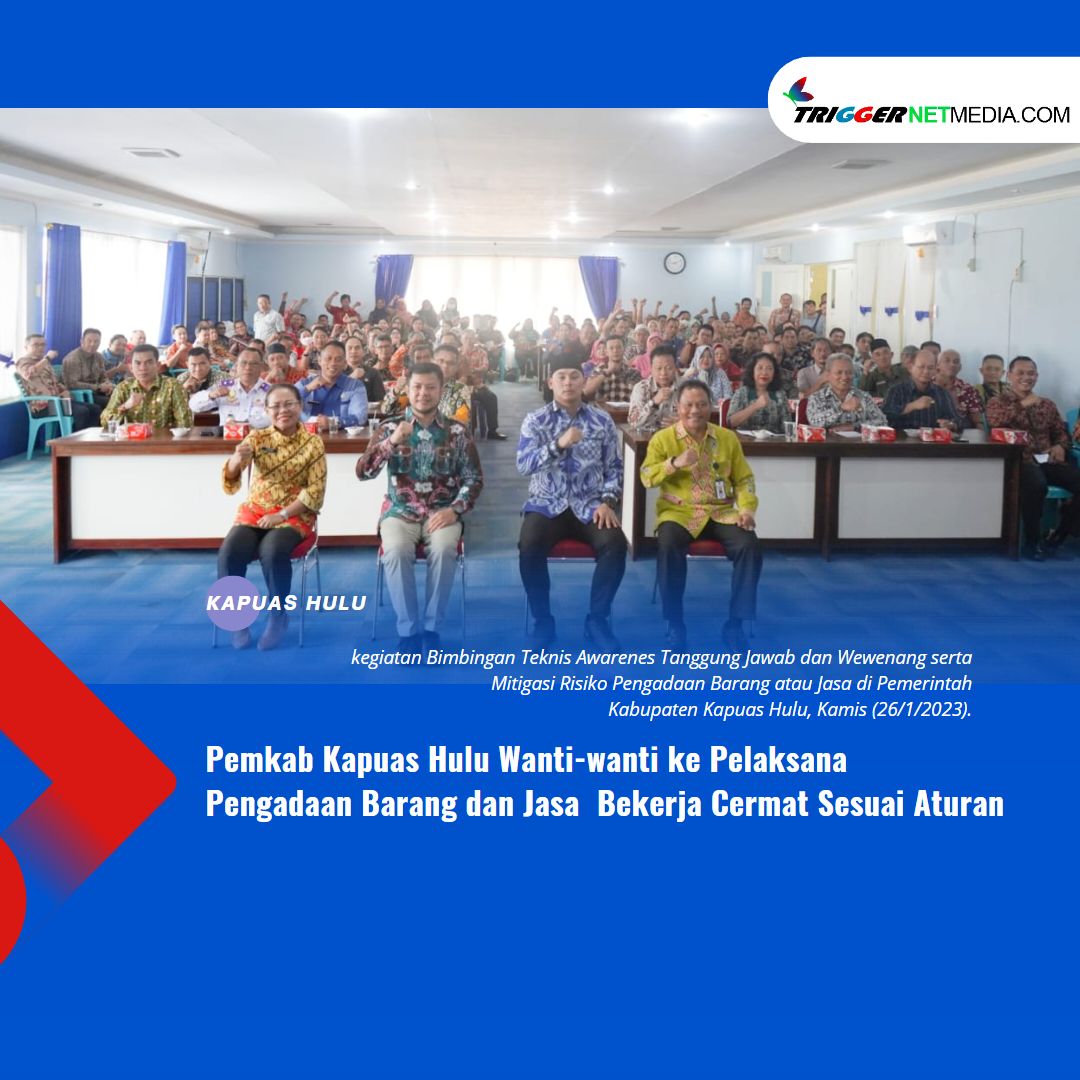 Wabup Wahyudi Hidayat Minta PBJ Bekerja Cermat dan Berpedoman Pada Aturan