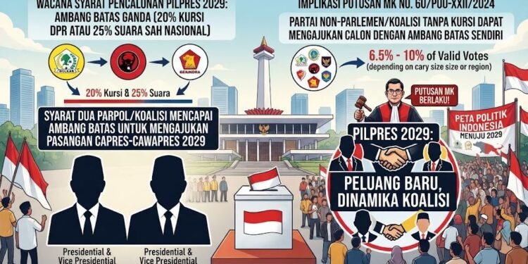 Syarat Dua Parpol untuk Pilpres 2029, Apakah Kembali Jadi Presidential Threshold?