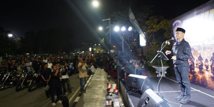 Ribuan Bikers dari 83 Klub Ikuti Sahur On The Road IMI Kalbar di Pontianak