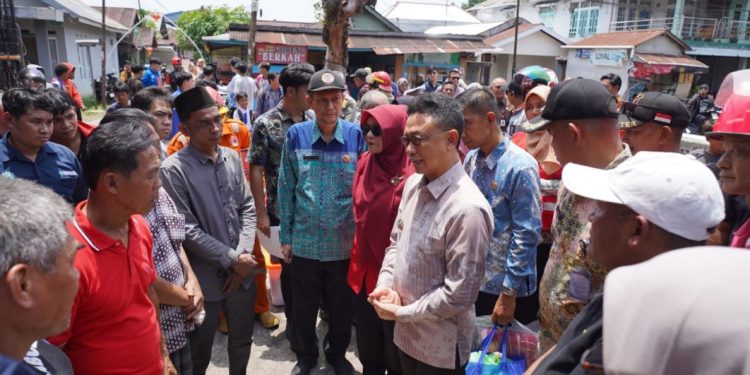 Enam Rumah di Pontianak Utara Hangus, Api Diduga Berawal dari Korsleting