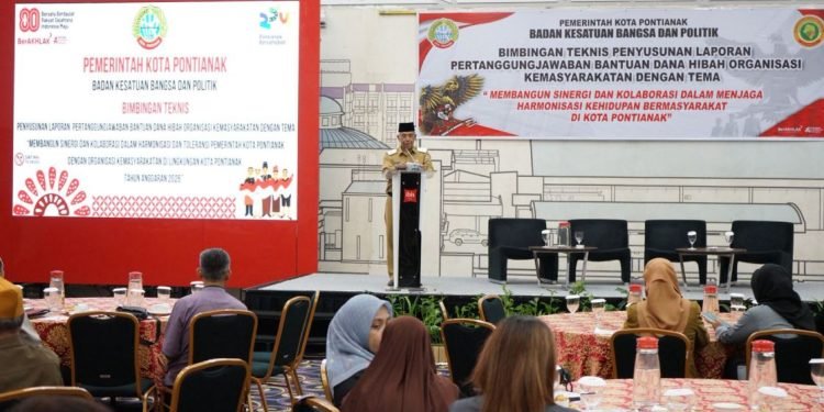 Bimtek LPJ Hibah Ormas, Sekda Tekankan Akuntabilitas dan Sinergi