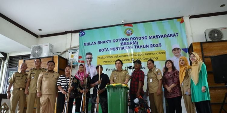Pemerataan Infrastruktur Jadi Fokus Gotong Royong BBGRM Pontianak Utara