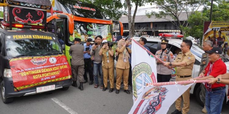 Pawai Budaya Naik Dango III Pontianak Satukan Etnis