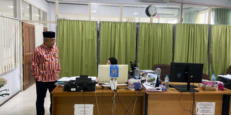 Sidak WFH, Sekda Pontianak Tekankan ASN Tetap Produktif