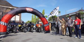 Wali Kota Pontianak Lepas 65 Rider MBCI Touring Lintas Negara