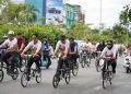 Wali Kota se-Kalimantan Gowes Keliling Pontianak