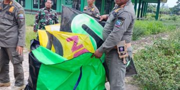 Satpol PP Pontianak Sita 60 Layangan dalam Operasi Penertiban di Pontianak Utara