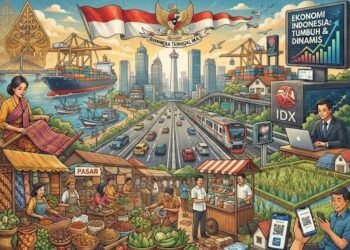 Ekonomi Indonesia Dihantam Empat Tekanan