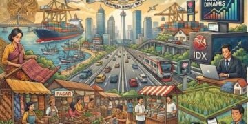 Ekonomi Indonesia Dihantam Empat Tekanan