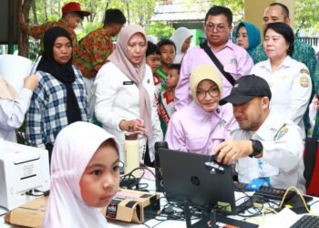 Bunda PAUD Pontianak Tinjau MPLS, Tekankan Sekolah Ramah Anak dan Bebas Perundungan